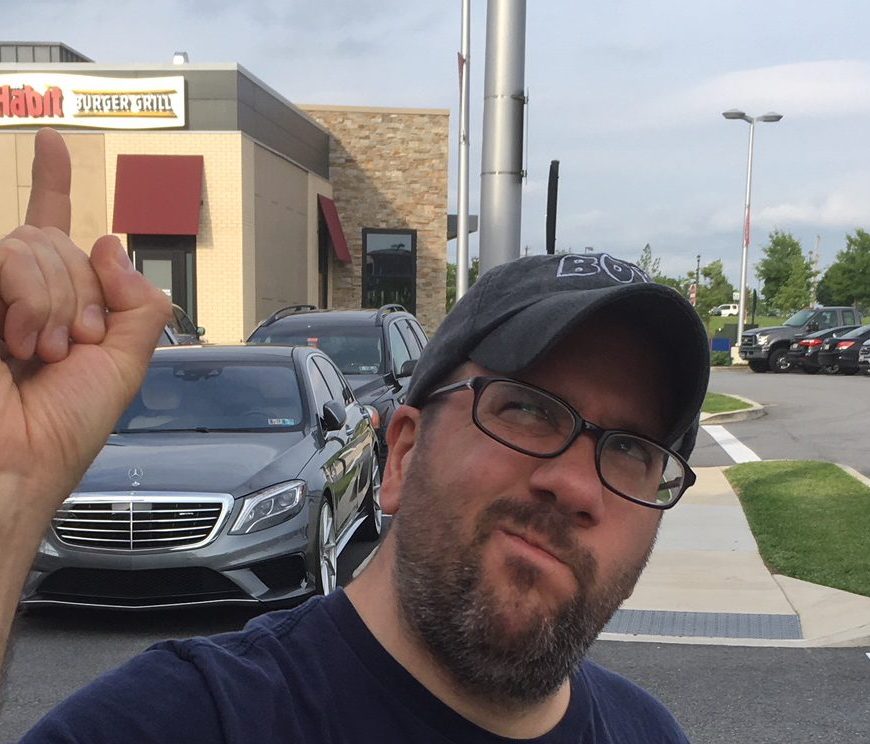 Getting ready to taste the vegan options at Habit Burger Grill!